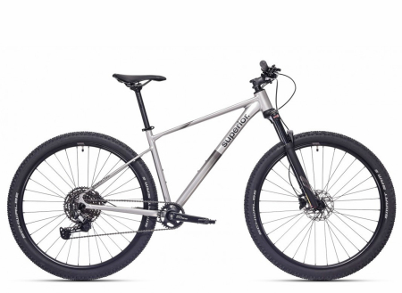 BICICLETE MTB-HT - Bicicleta MTB-HT 29" SUPERIOR XC 6.5 29, cadru aluminiu 19.5", manete secventiale, frane hidraulice, 10 viteze, Matte Dark Chrome