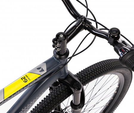 Bicicleta MTB-HT 29" TERRANA 2905, cadru otel 19.5", frane disc, 21 viteze, gri [5]