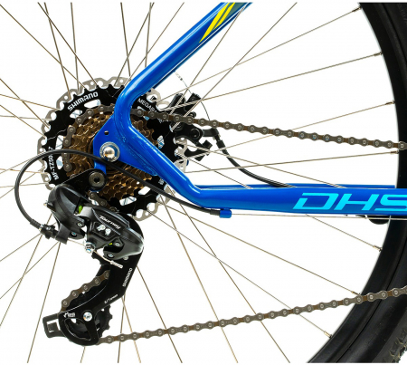 Bicicleta MTB-HT 29" TERRANA 2905, cadru otel, manete revoshift, frane disc, 21 viteze [7]