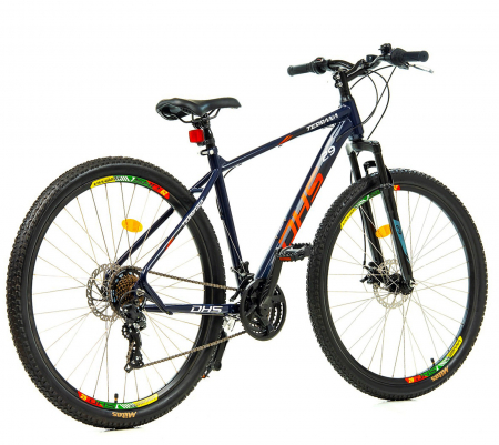 Bicicleta MTB-HT 29" TERRANA 2905, cadru otel, manete revoshift, frane disc, 21 viteze [2]