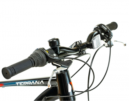Bicicleta MTB-HT 29" TERRANA 2905, cadru otel, manete revoshift, frane disc, 21 viteze [4]