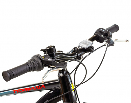Bicicleta MTB-HT 29" TERRANA 2905, cadru otel, manete revoshift, frane disc, 21 viteze [4]