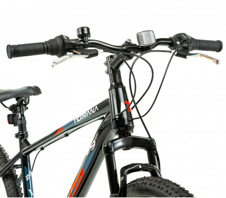 Bicicleta MTB-HT 29" TERRANA 2905, cadru otel, manete revoshift, frane disc, 21 viteze [3]