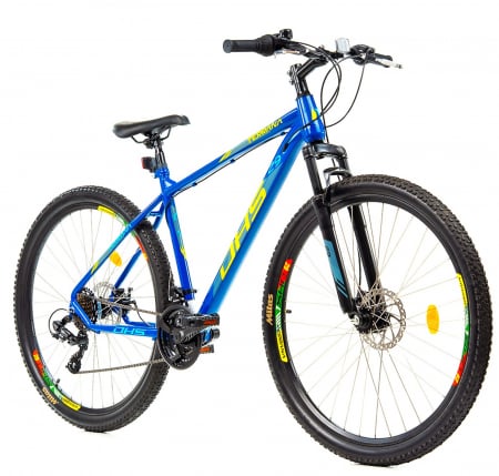 BICICLETE MOUNTAIN BIKE - Bicicleta MTB-HT 29" TERRANA 2905, cadru otel, manete revoshift, frane disc, 21 viteze