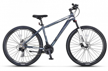 BICICLETE MTB-HT - Bicicleta MTB-HT 27.5" UMIT Mirage 2D, cadru aluminiu 18", frane mecanice, 21 viteze, antracit/alb
