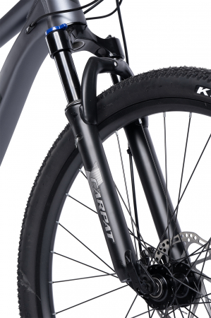 Bicicleta MTB-HT Carpat Pro Teen C26472A 26", Cadru Aluminiu, 21 Viteze, Echipare Shimano, Frane Disc Mecanice, Cabluri Integrate, Gri/Negru [7]