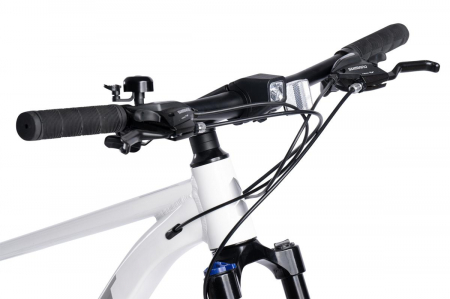 Bicicleta MTB-HT Carpat Pro Teen C27472A 27,5", Cadru Aluminiu, 21 Viteze, Echipare Shimano, Frane Disc Mecanice, Cabluri Integrate, Alb/gri [8]