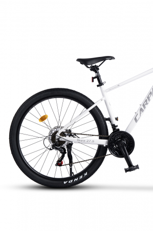 Bicicleta MTB-HT Carpat Pro Teen C27472A 27,5", Cadru Aluminiu, 21 Viteze, Echipare Shimano, Frane Disc Mecanice, Cabluri Integrate, Alb/gri [3]