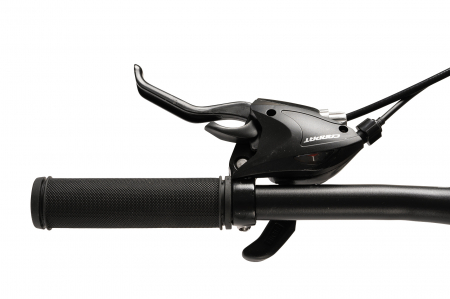 ﻿﻿Bicicleta MTB-HT 29" VELORS Challenge 2.9, cadru otel 18", manete secventiale, frane disc, 21 viteze, gri/portocaliu [5]