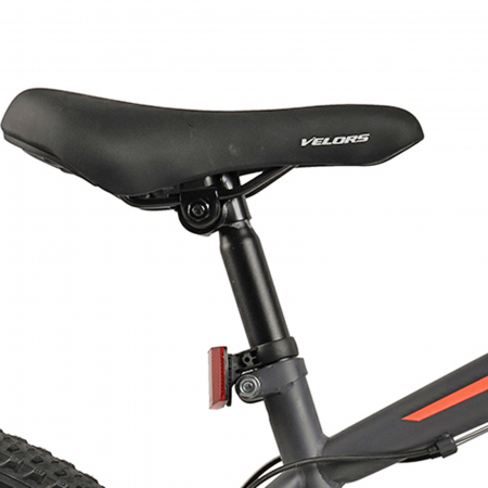 ﻿﻿Bicicleta MTB-HT 29" VELORS Challenge 2.9, cadru otel 18", manete secventiale, frane disc, 21 viteze, gri/portocaliu [9]