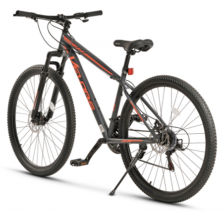 ﻿﻿Bicicleta MTB-HT 29" VELORS Challenge 2.9, cadru otel 18", manete secventiale, frane disc, 21 viteze, gri/portocaliu [2]