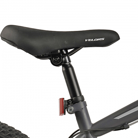 ﻿﻿Bicicleta MTB-HT 29" VELORS Challenge 2.9, cadru otel 18", manete secventiale, frane disc, 21 viteze, negru/gri [9]