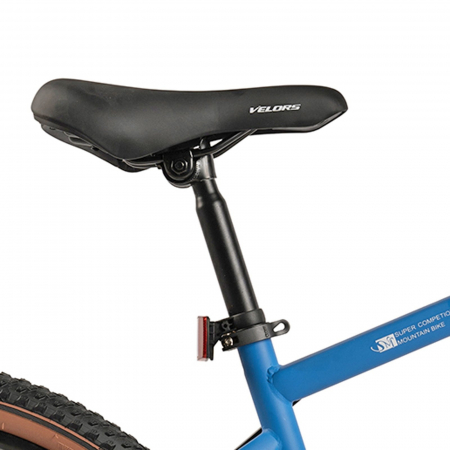 Bicicleta MTB-HT 27.5" VELORS Genius 2.7, cadru otel 18", frane disc, manete secventiale, 21 viteze, albastru/alb [9]