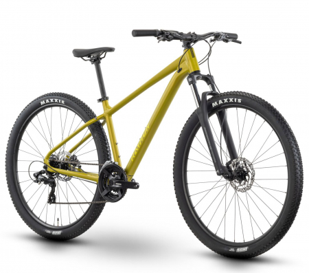 BICICLETE - Bicicleta MTB-HT 29" RAYMON Nayta, cadru aluminiu 18", manete secventiale, frane hidraulice, 21 viteze, galben