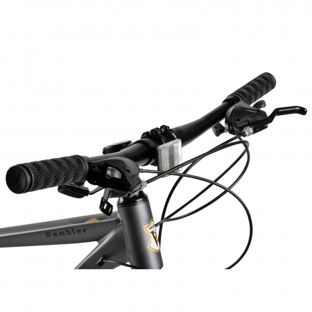 Bicicleta MTB-HT 26" VELORS Rambler, cadru otel 17", manete secventiale, frane disc, 21 viteze, gri/negru [5]