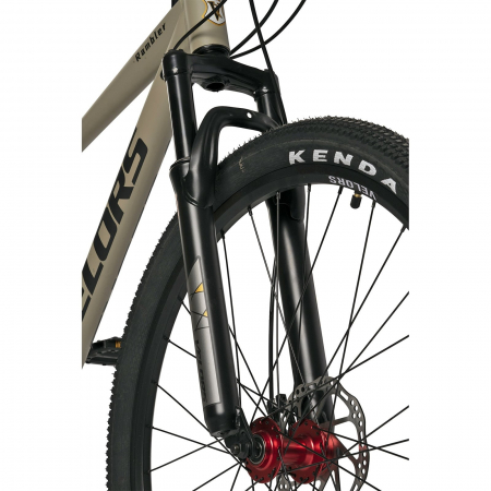 Bicicleta MTB-HT 27.5" VELORS Rambler, cadru otel 18", manete secventiale, frane disc, 21 viteze, olive/negru [3]