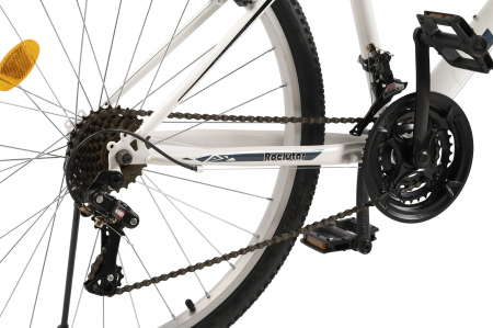 Bicicleta MTB Velors Rockstar V26204B 26", Alb/Negru [4]