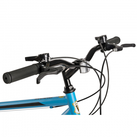 Bicicleta MTB-HT 26" VELORS Rockstar, cadru otel 17", manete index, frane V-Brake, 21 viteze, albastru [4]