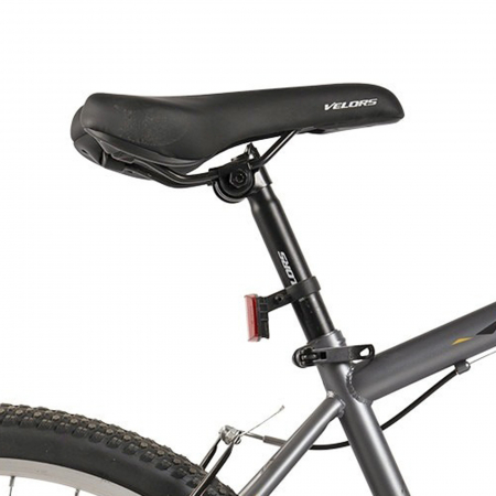 Bicicleta MTB-HT 26" VELORS Rockstar, cadru otel 17", manete index, frane V-Brake, 21 viteze, gri/negru [7]