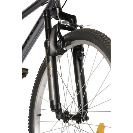 Bicicleta MTB-HT 26" VELORS Rockstar, cadru otel 17", manete index, frane V-Brake, 21 viteze, gri/negru [3]
