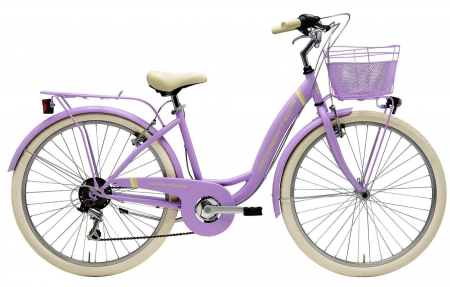 BICICLETE ORAS-TREKKING - Bicicleta oras 26" ADRIATICA Panda Lady, cadru otel 16.5", frane V-Brake, 6 viteze