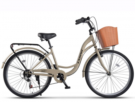 Bicicleta oras 26" CARPAT City, cadru otel, manete RevoShift, frane V-Brake, 7 viteze [1]