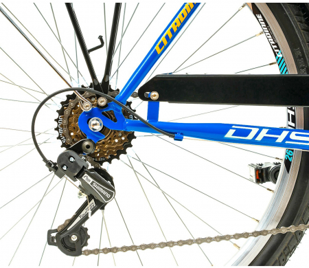 Bicicleta oras 26" DHS Citadinne 26034, cadru otel 19", frane V-Brake, 6 viteze [6]