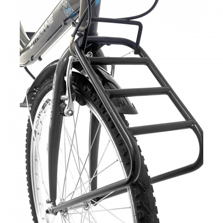 Bicicleta oras 26" DHS Citadinne 2634, cadru otel 18", frane V-Brake, 6 viteze, gri/albastru [7]