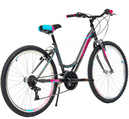 Bicicleta oras 26" DHS Modesty, cadru otel 16.5", manete revoshift,  frane V-Brake, 18 viteze [2]