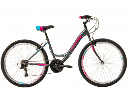 BICICLETE ORAS-TREKKING - Bicicleta oras 26" DHS Modesty, cadru otel 16.5", manete revoshift,  frane V-Brake, 18 viteze