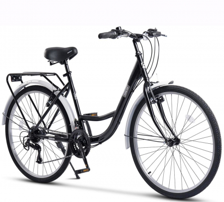 Bicicleta oras 26" RICH Meridian, cadru otel, manete RevoShift, frane V-Brake, 21 viteze [1]