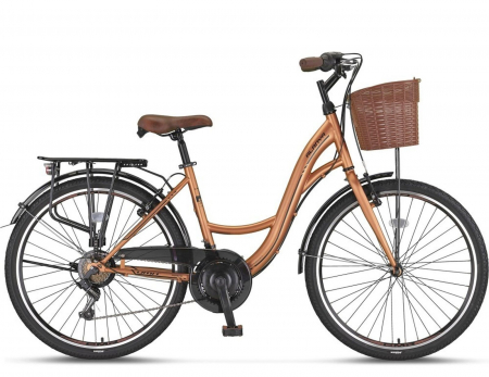 BICICLETE ORAS-TREKKING - Bicicleta oras 26" UMIT Alanya, cadru otel 18", frane V-Brake, 21 viteze