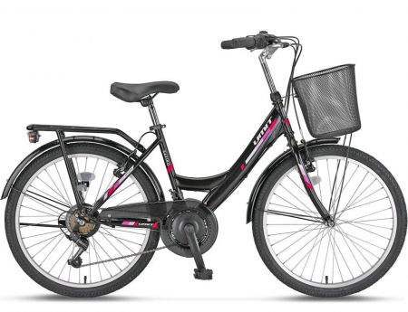 BICICLETE ORAS-TREKKING - Bicicleta oras 26" UMIT Safiro, cadru otel 18", frane V-Brake, 21 viteze