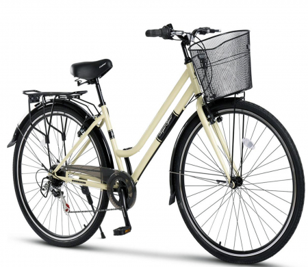 BICICLETE ORAS-TREKKING - Bicicleta oras 28" CARPAT Altay, cadru otel, manete revoshift, frane V-Brake, 7 viteze