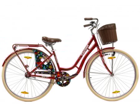 BICICLETE ORAS-TREKKING - Bicicleta oras 28" DEVRON Grazia 1S, cadru otel, frane V-Brake/torpedo, single speed