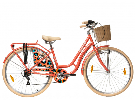 Bicicleta oras 28" DEVRON Grazia 6S, cadru otel, manete revoshift, frane V-Brake, 6 viteze [1]