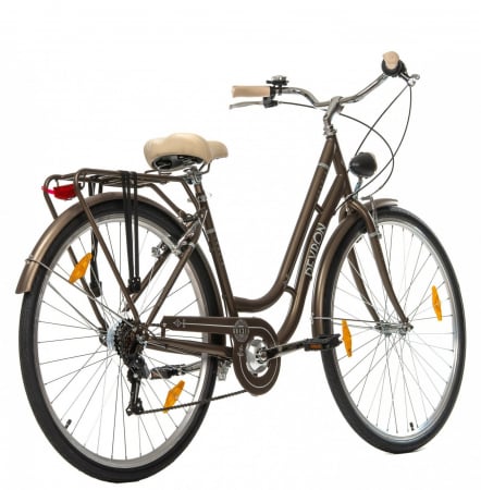 Bicicleta oras 28" DEVRON Grazia Retro 6S, cadru otel, manete revoshift, frane V-Brake, 6 viteze [2]