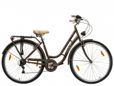 Bicicleta oras 28" DEVRON Grazia Retro 6S, cadru otel, manete revoshift, frane V-Brake, 6 viteze [1]