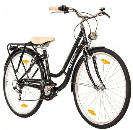 BICICLETE ORAS-TREKKING - Bicicleta oras 28" DEVRON Grazia Retro 6S, cadru otel, manete revoshift, frane V-Brake, 6 viteze