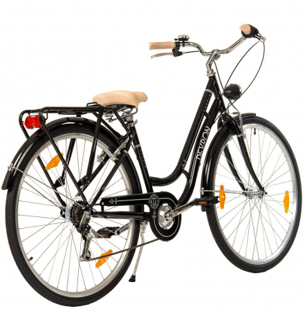 Bicicleta oras 28" DEVRON Grazia Retro 6S, cadru otel, manete revoshift, frane V-Brake, 6 viteze [2]