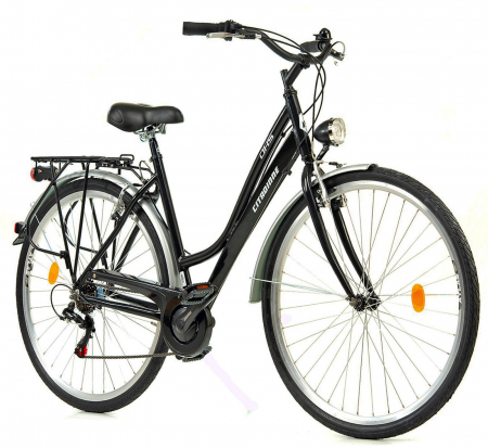 Bicicleta oras 28" DHS Citadinne 28001, cadru aluminiu 19.5", frane V-Brake, 6 viteze [1]