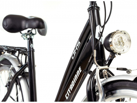 Bicicleta oras 28" DHS Citadinne 28001, cadru aluminiu 19.5", frane V-Brake, 6 viteze [3]