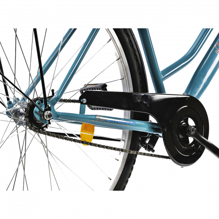 Bicicleta oras 28" CITADINNE 2812, cadru otel 20", frane V-Brake/torpedo, single speed, turcoaz [2]