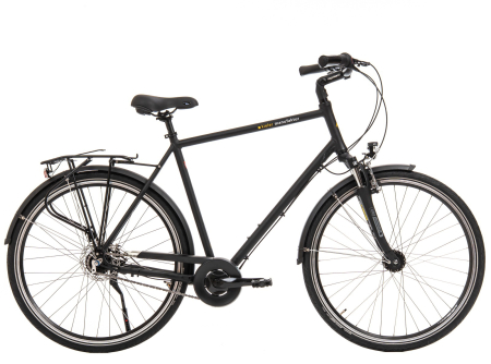 Bicicleta oras 28" KREIDLER Kieler Man, cadru aluminiu, manete revoshift, frane V-Brake/disc, 7 viteze, negru [1]