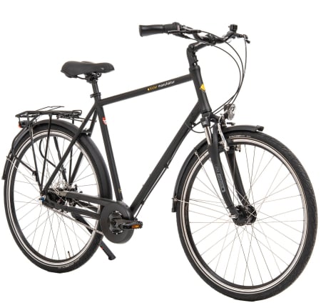 BICICLETE ORAS-TREKKING - Bicicleta oras 28" KREIDLER Kieler Man, cadru aluminiu, manete revoshift, frane V-Brake/disc, 7 viteze, negru