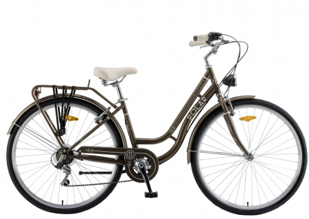 BICICLETE ORAS-TREKKING - Bicicleta oras 28" POLAR Grazia Retro 6S, cadru otel, manete revoshift, frane V-Brake, 6 viteze