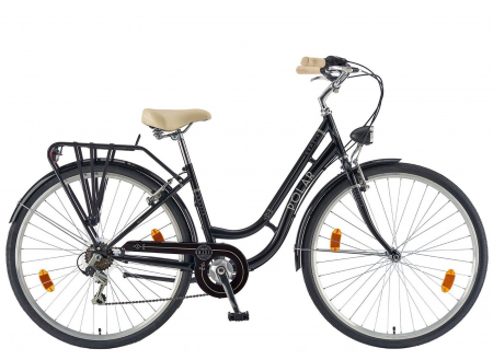 BICICLETE ORAS-TREKKING - Bicicleta oras 28" POLAR Grazia Retro 6S, cadru otel, manete revoshift, frane V-Brake, 6 viteze