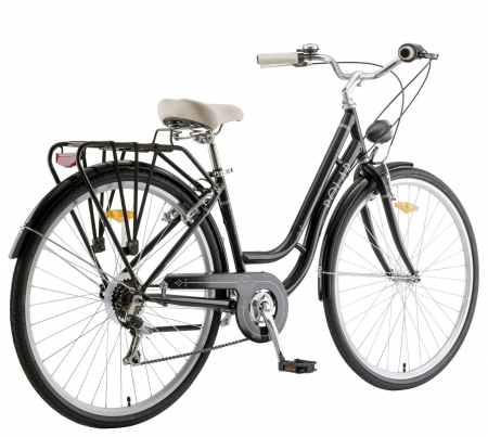 Bicicleta oras 28" POLAR Grazia Retro 6S, cadru otel, manete revoshift, frane V-Brake, 6 viteze [2]