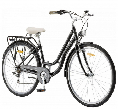 Bicicleta oras 28" POLAR Grazia Retro 6S, cadru otel, manete revoshift, frane V-Brake, 6 viteze [1]