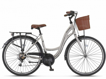 BICICLETE ORAS-TREKKING - Bicicleta oras 28" UMIT Alanya, cadru otel 19", manete revoshift, frane V-Brake, 21 viteze